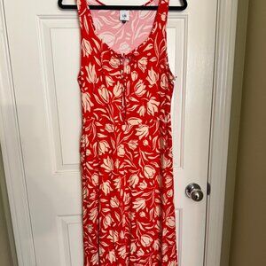 CAbi Tearoom Maxi Dress Size M
